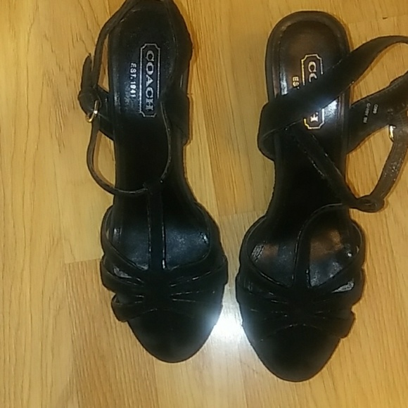 Coach suede wedges - Picture 2 of 5